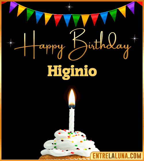 GiF Happy Birthday Higinio